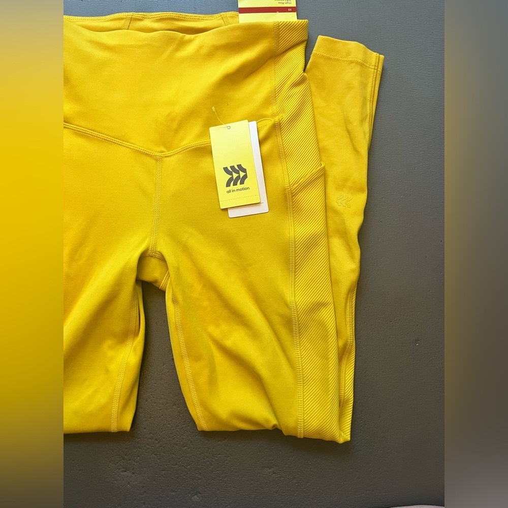 Yellow Leggings/ Wkout